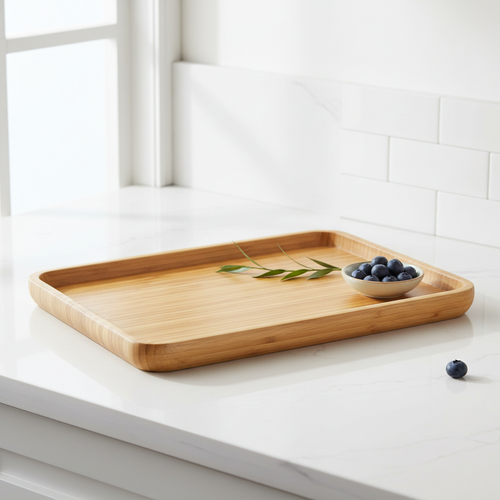 Bamboo serving tray